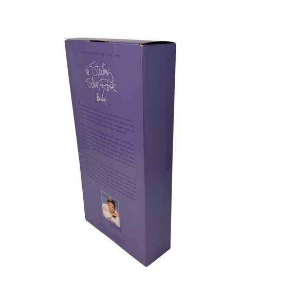 Barbie The Sterling Silver Rose #53865 Collector Edition NRFB 2001 Bob Mackie Av - Picture 3 of 7